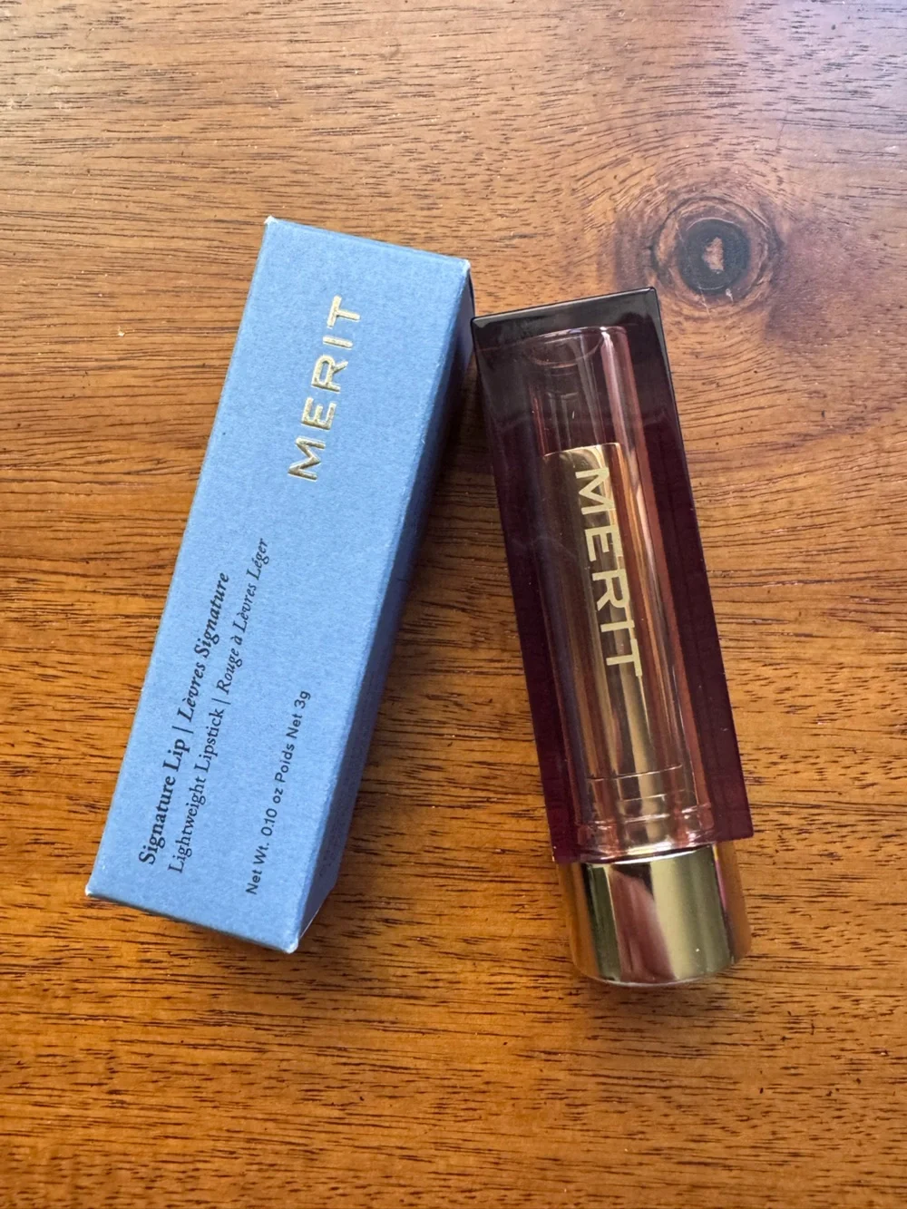 Merit lipstick shade